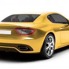 Photo of Solar Gard Ultra Performance LX window tinting installed on a Maserati