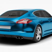 HP Supreme window tinting installed on a Porsche Photo of Solar Gard HP Supreme window tinting installed on a Porsche