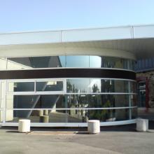 Photo of Solar Gard Sentinel Plus window tinting installed on the Nantes hospital