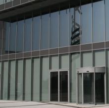 Photo of Solar Gard Stainless Steel window tinting installed on a government building
