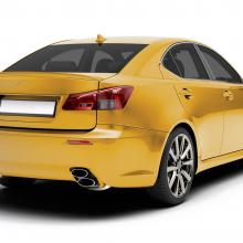 Photo of Solar Gard NR Galaxie window tinting installed on a Lexus