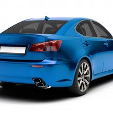 Photo of Solar Gard NR Supreme window tinting installed on a Lexus